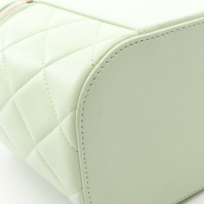 香奈兒 (CHANEL) Trendy CC 手提鏈條單肩包 AS1626 皮革 綠色 二手 女士 金色五金-9