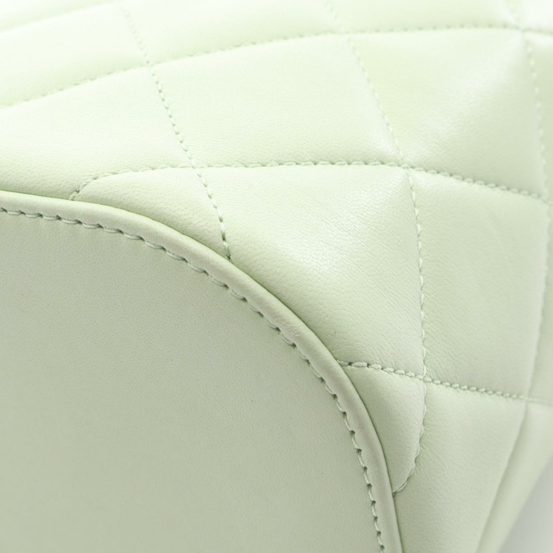 香奈兒 (CHANEL) Trendy CC 手提鏈條單肩包 AS1626 皮革 綠色 二手 女士 金色五金-10