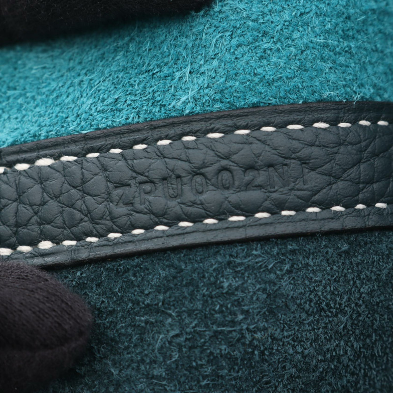 愛馬仕 Picotin Lock MM Casaque 手提包，Clemence 皮革，綠色，銀色五金，女士款-4