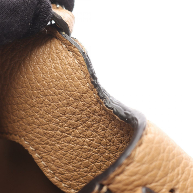 FENDI By the Way Selleria 大單肩手提包 8BL156ASU2F0EMR 皮革駝色-4