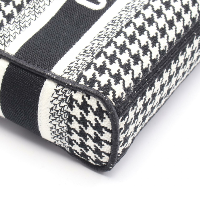 Dior LADY D-JOY 中型肩背包 M0540OZAE-M911 帆布 黑白 二手-4