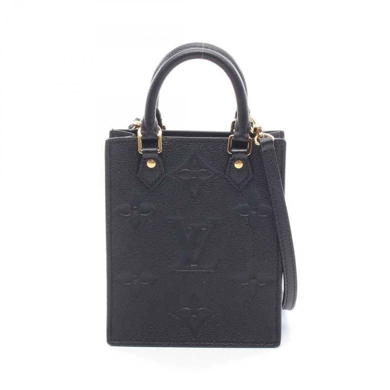 路易威登 Petit Sac Plat 斜背包手提包 M81417 Monogram empreinte 二手 LV-0