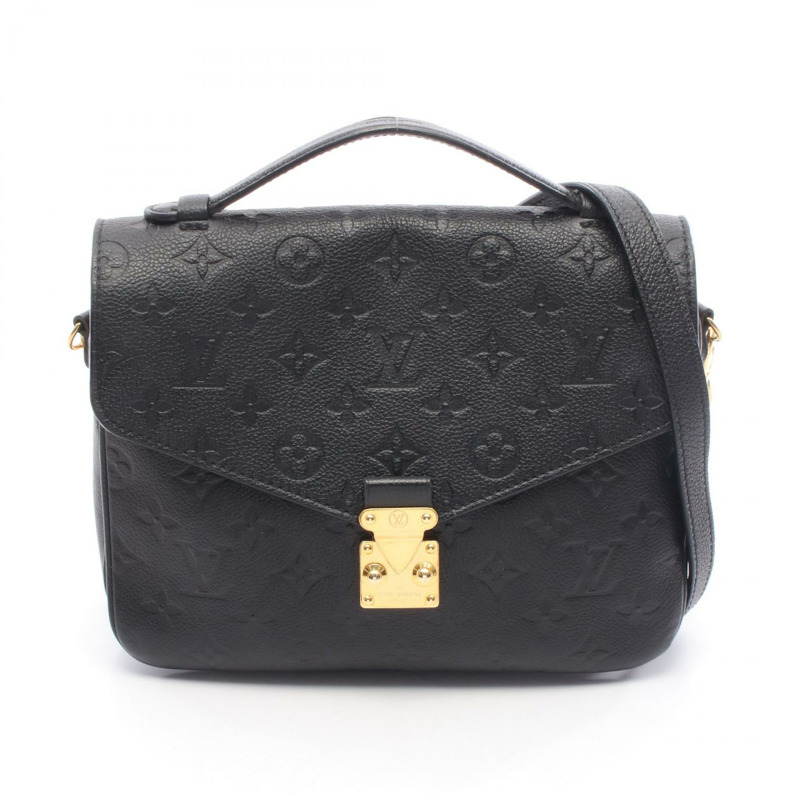 路易威登 Pochette Metis 中型斜背包手提包 M41487 Monogram empreinte 二手-0