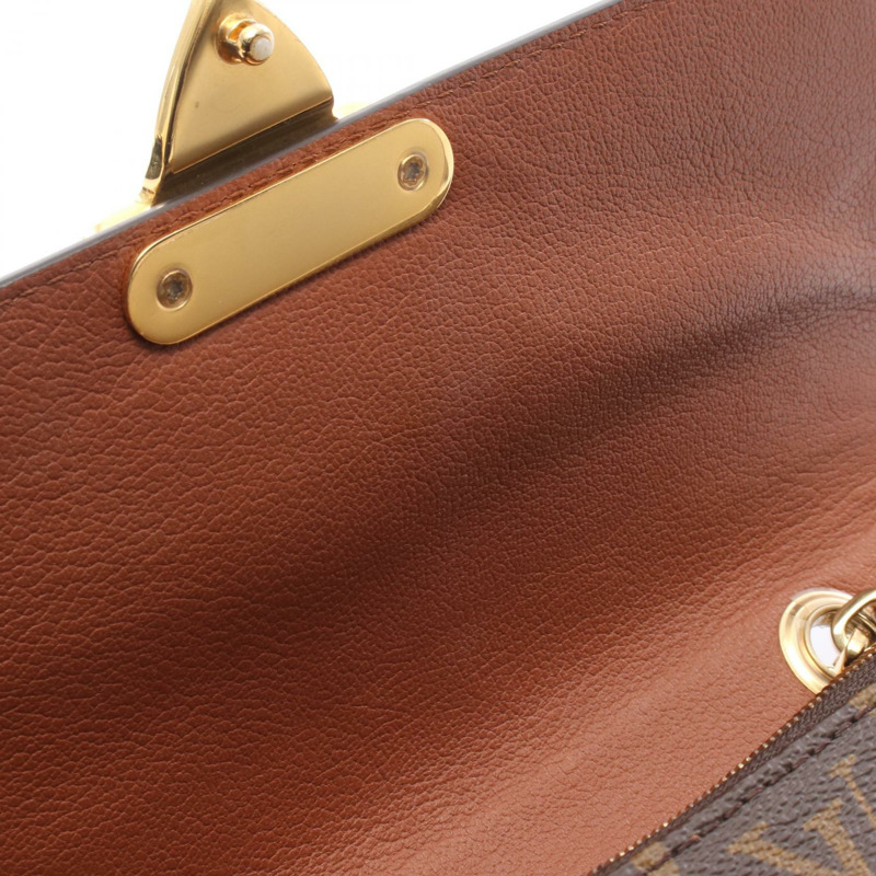 路易威登 Marceau 鏈條單肩背包 M46127 Monogram 帆布 焦糖色 二手 LV-4