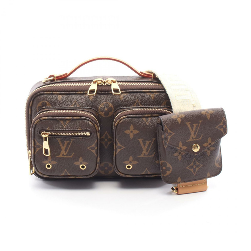 路易威登 Utility 斜背包 M80446 Monogram 帆布皮革二手 LV-0