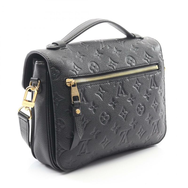 路易威登 Pochette Metis 中斜背包手提包 M41487 Monogram empreinte Noir-1