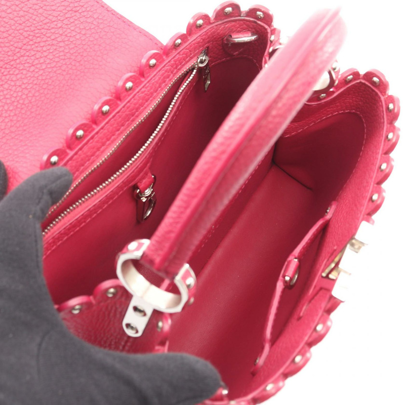 路易威登 Capucines BB 斜背包 M54419 Taurillon 皮革 二手 LV-2