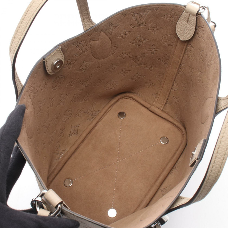 路易威登 Blossom PM 斜背包 M21849 Mahina 皮革 Galet 二手 LV-2