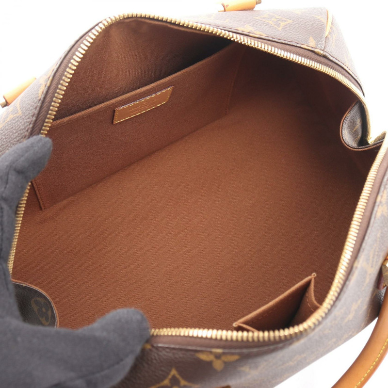 路易威登 Rivera MM 手提包 M50201 Monogram 帆布皮革棕色二手女士-2