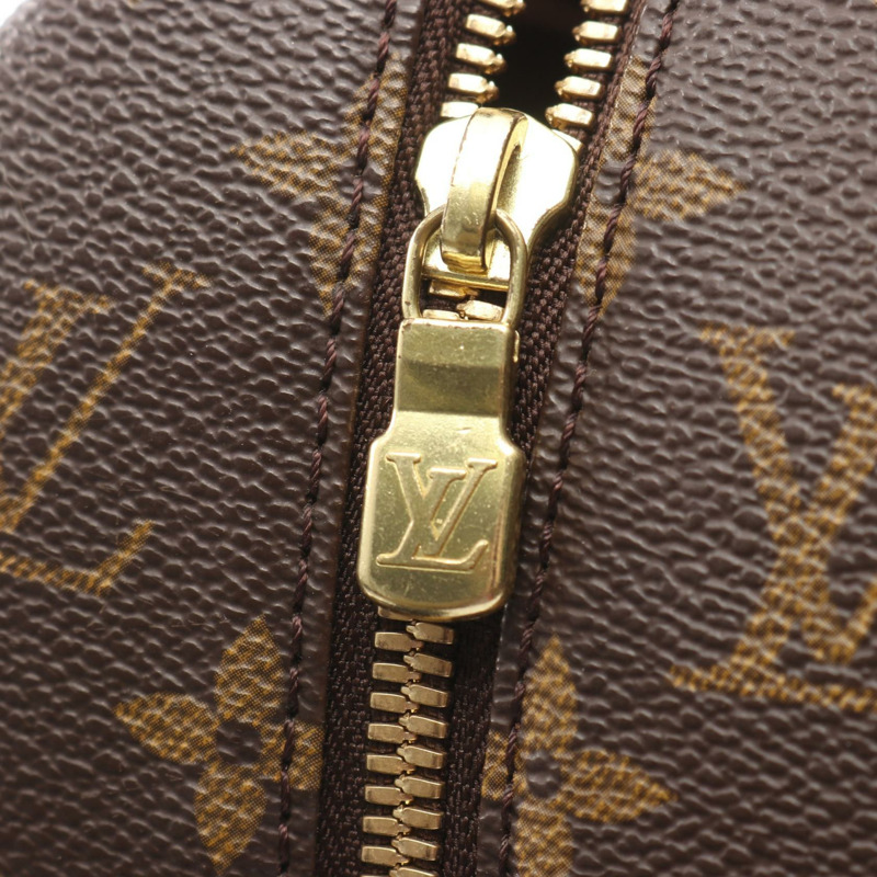 路易威登 Rivera MM 手提包 M50201 Monogram 帆布皮革棕色二手女士-5