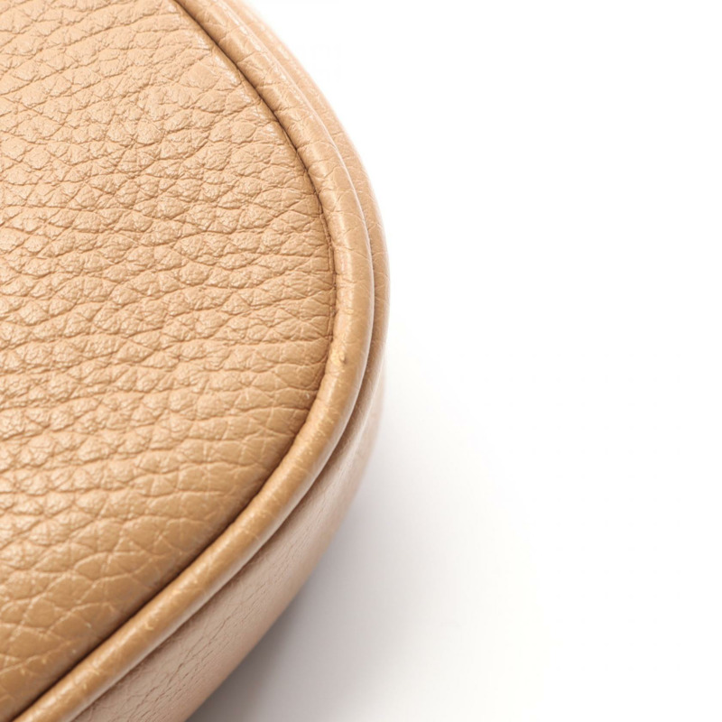 GUCCI Soho 互扣式 G 鏈條斜背包單肩包 536224 皮革 棕色 二手-6