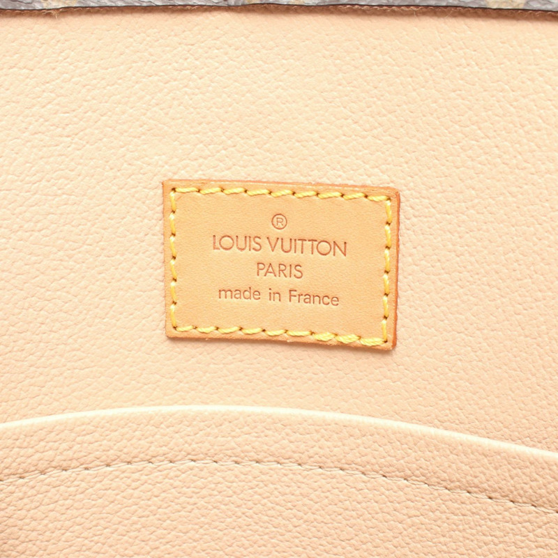 路易威登 Sac Plat 手提包 M51140 Monogram 帆布皮革棕色二手 LV-3