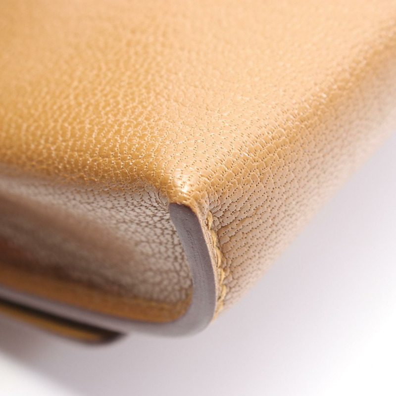 愛馬仕 Chaine d'Ancre To-Go 迷你肩背斜背包 K 包，棕色皮革，二手-5