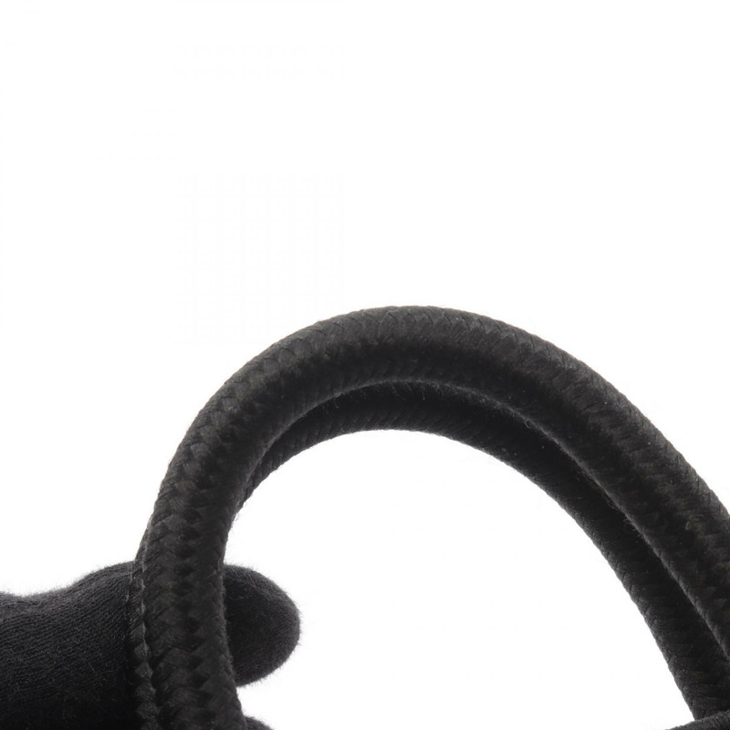 FENDI 肩背斜背包 8BH380 帆布 米色 黑色 Logo 二手 女士-7