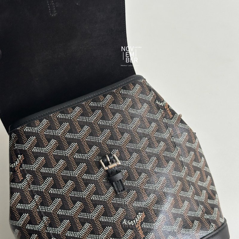 閒置新有購證🙌🏻 Goyard 戈雅 Alpin mini 黑色雙肩包-5