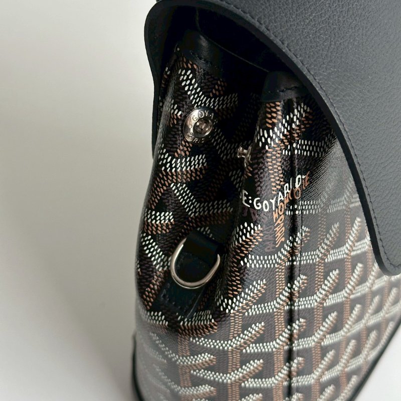 閒置新有購證🙌🏻 Goyard 戈雅 Alpin mini 黑色雙肩包-18