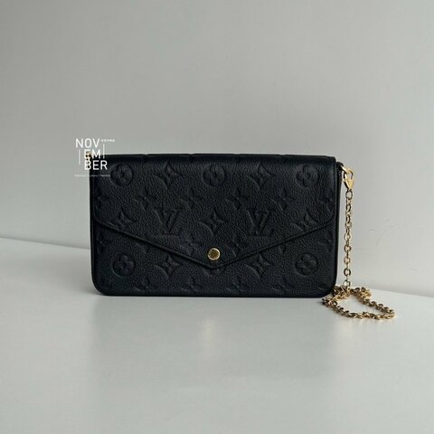 99新🆕 全配有購證🙌🏻 Louis Vuitton LV 路易威登 三合一WOC 黑色