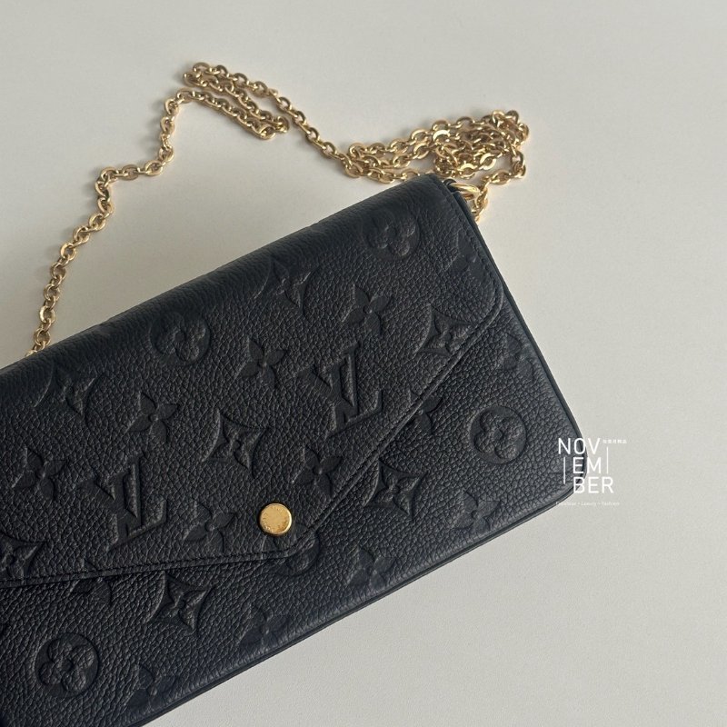 99新🆕 全配有購證🙌🏻 Louis Vuitton LV 路易威登 三合一WOC 黑色-4