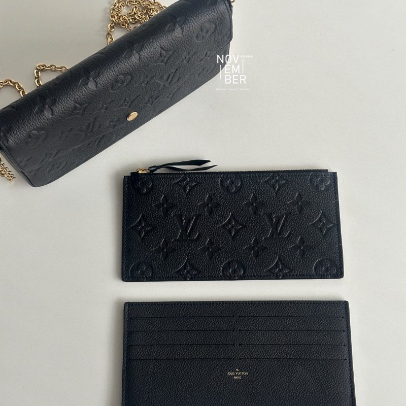 99新🆕 全配有購證🙌🏻 Louis Vuitton LV 路易威登 三合一WOC 黑色-5