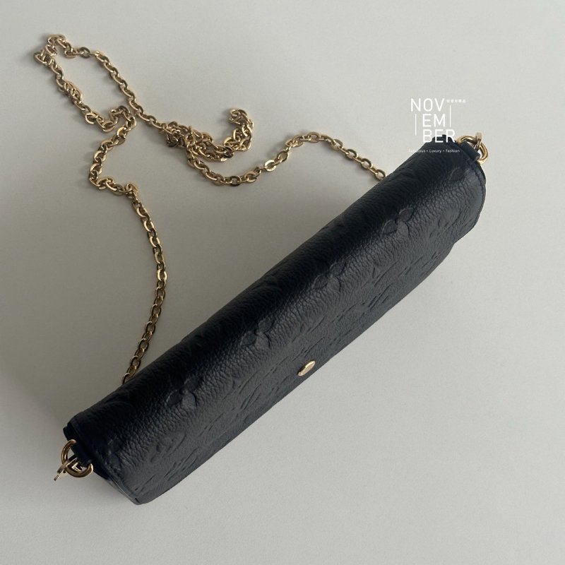 99新🆕 全配有購證🙌🏻 Louis Vuitton LV 路易威登 三合一WOC 黑色-6