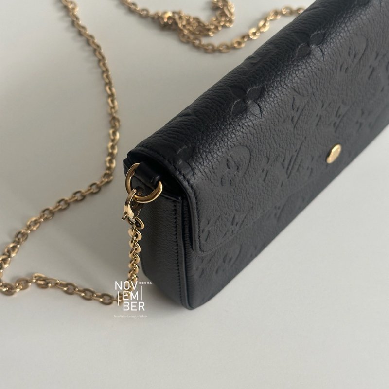 99新🆕 全配有購證🙌🏻 Louis Vuitton LV 路易威登 三合一WOC 黑色-7