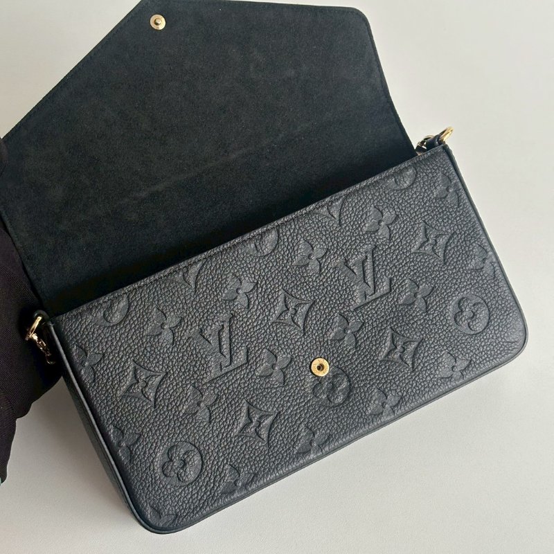 99新🆕 全配有購證🙌🏻 Louis Vuitton LV 路易威登 三合一WOC 黑色-17