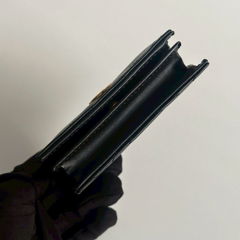 閒置新✨ Gucci 古馳 GG Marmont 短夾 黑色-12