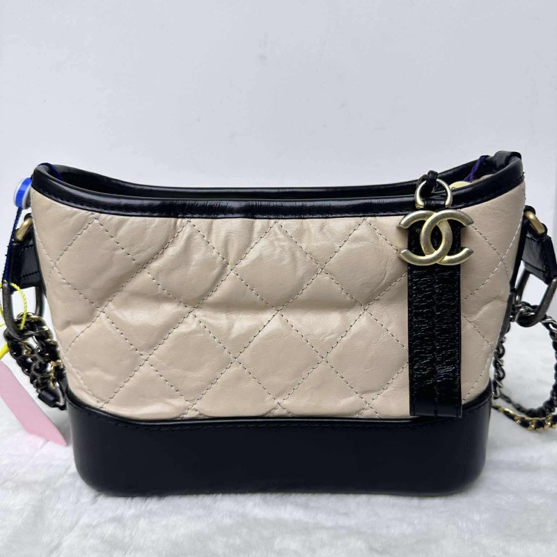 ❤️出清售 Chanel 粉膚色流浪包 小號 (20cm) 香奈兒 流浪包 20 小號 粉膚色 米色-0