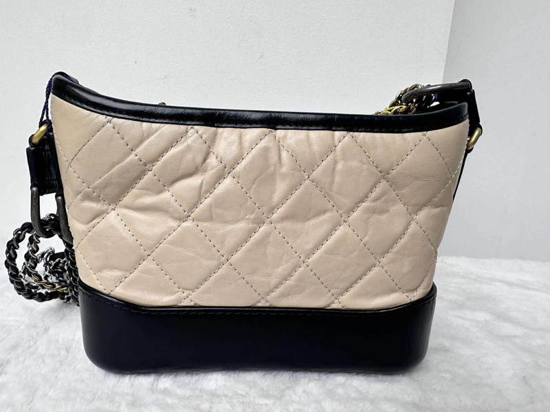 ❤️出清售 Chanel 粉膚色流浪包 小號 (20cm) 香奈兒 流浪包 20 小號 粉膚色 米色-2