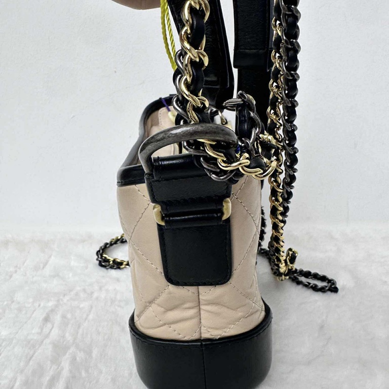 ❤️出清售 Chanel 粉膚色流浪包 小號 (20cm) 香奈兒 流浪包 20 小號 粉膚色 米色-3