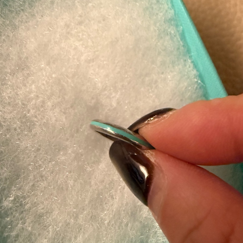 Tiffany&Co. 經典銀藍色戒指-5