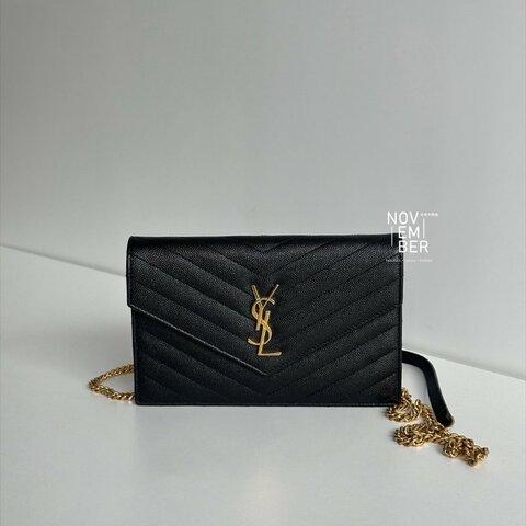 99新🆕 Saint Laurent YSL 聖羅蘭 WOC 黑金