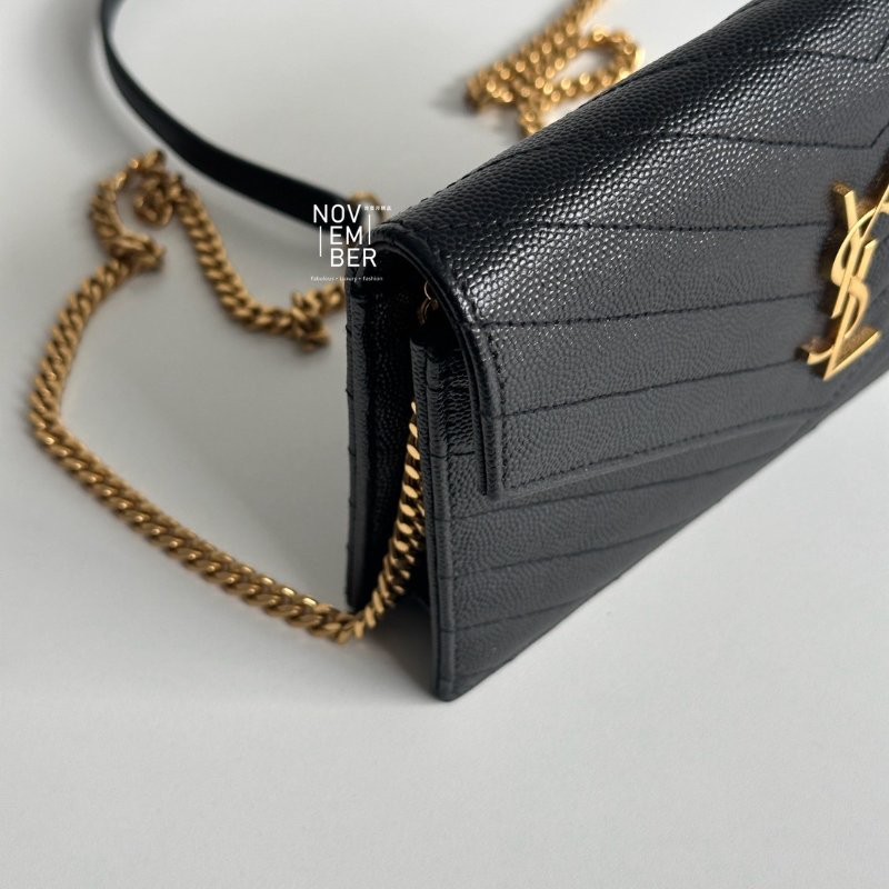 99新🆕 Saint Laurent YSL 聖羅蘭 WOC 黑金-1