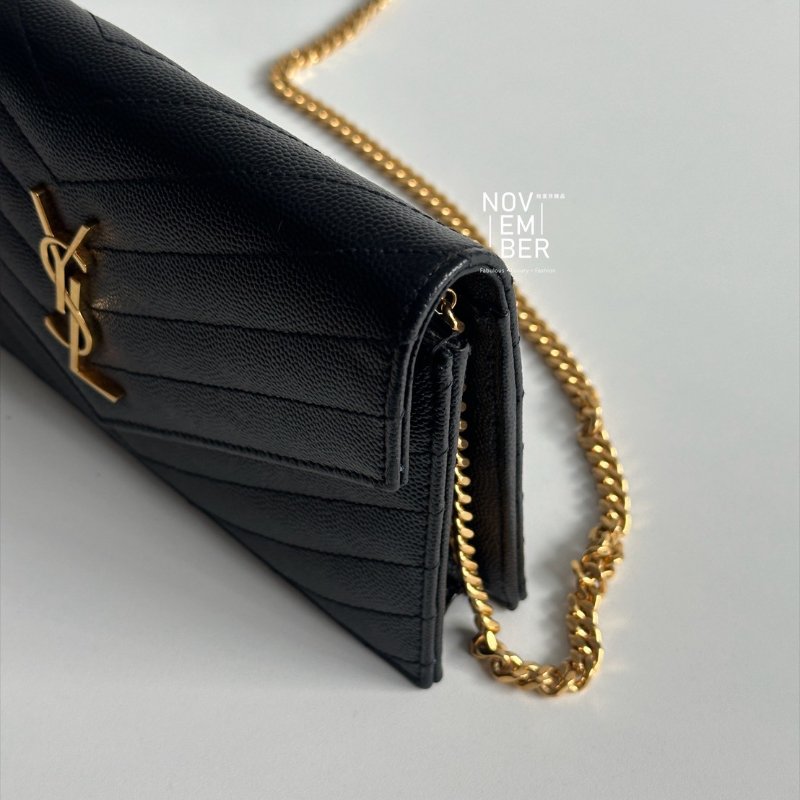 99新🆕 Saint Laurent YSL 聖羅蘭 WOC 黑金-2