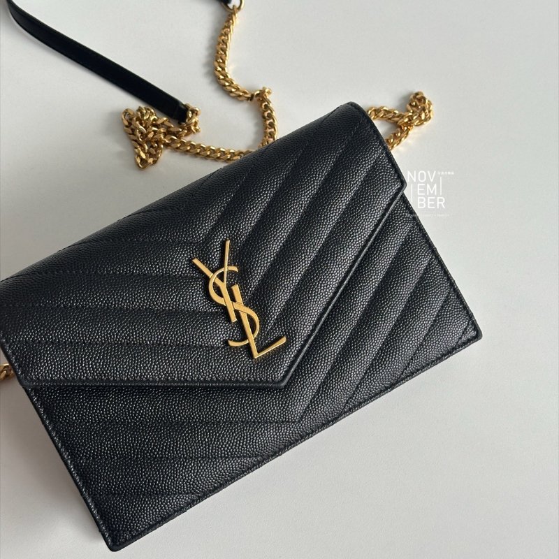 99新🆕 Saint Laurent YSL 聖羅蘭 WOC 黑金-5