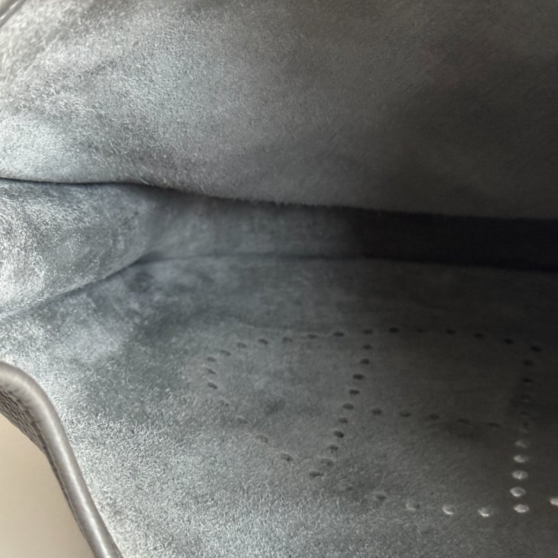 99新🆕 Hermès 愛馬仕 Evelyne 29 積雨雲灰金釦-9