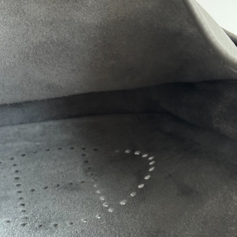 99新🆕 Hermès 愛馬仕 Evelyne 29 積雨雲灰金釦-10