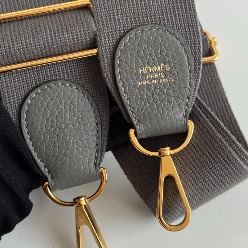 99新🆕 Hermès 愛馬仕 Evelyne 29 積雨雲灰金釦-14
