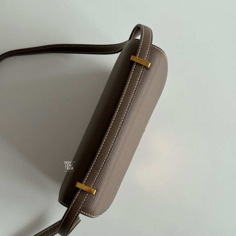 98新🫰🏻 Hermès 愛馬仕 Mini Constance 大象灰金釦-4