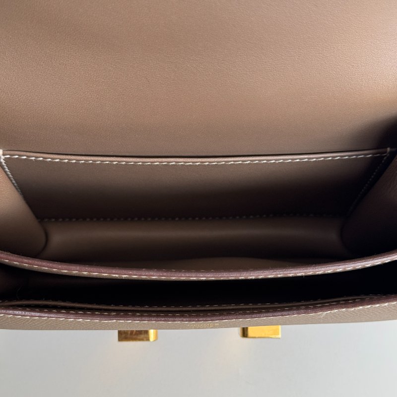 98新🫰🏻 Hermès 愛馬仕 Mini Constance 大象灰金釦-13
