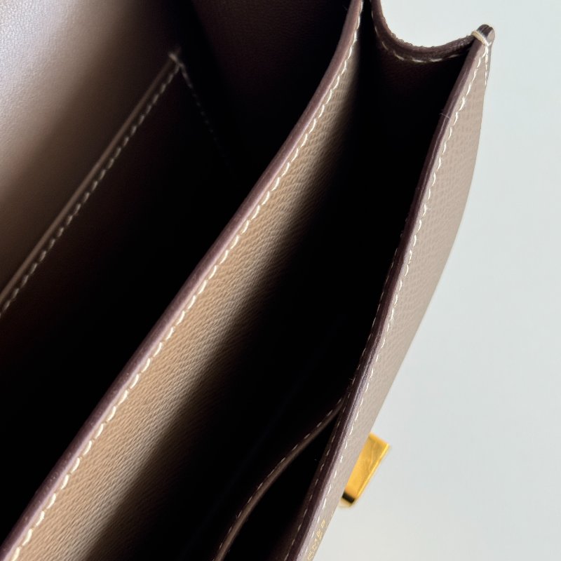 98新🫰🏻 Hermès 愛馬仕 Mini Constance 大象灰金釦-14