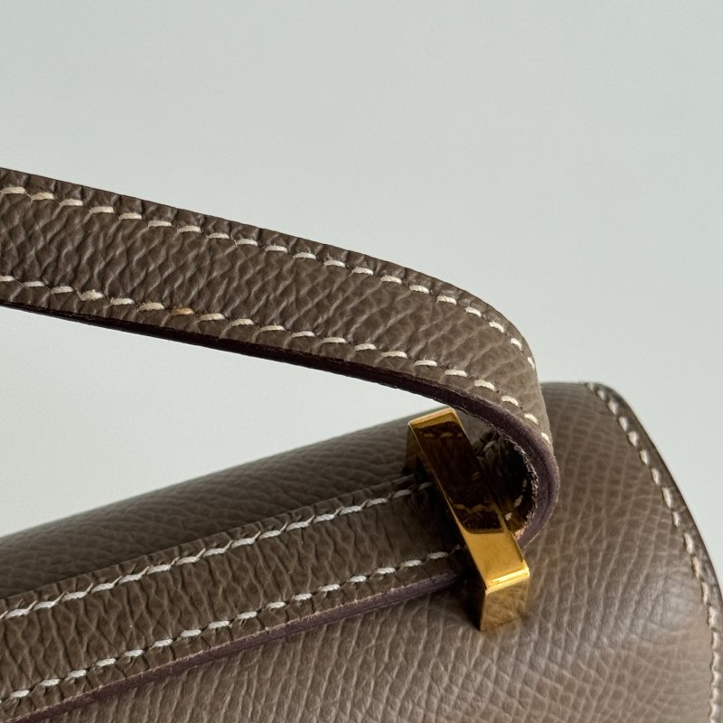 98新🫰🏻 Hermès 愛馬仕 Mini Constance 大象灰金釦-15