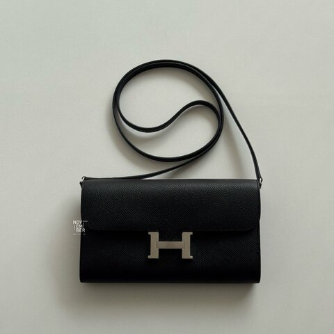 99新🆕 Hermès 愛馬仕 Constance To Go 黑色銀釦