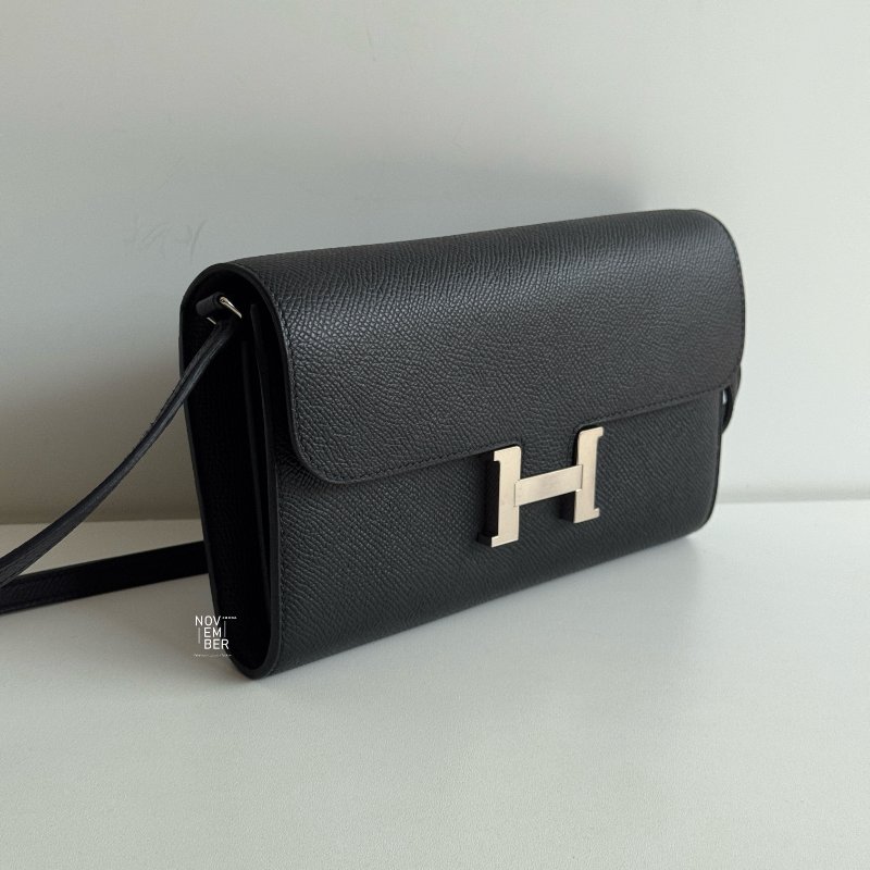 99新🆕 Hermès 愛馬仕 Constance To Go 黑色銀釦-1