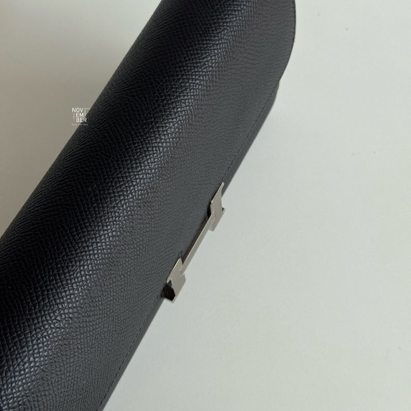 99新🆕 Hermès 愛馬仕 Constance To Go 黑色銀釦-2