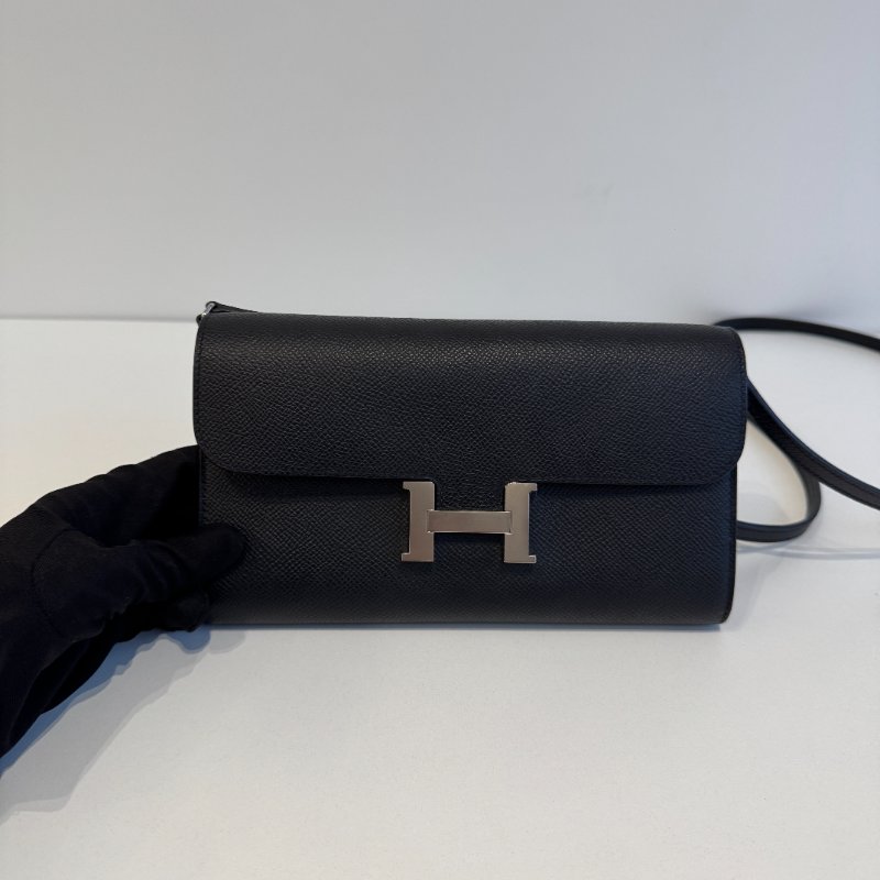 99新🆕 Hermès 愛馬仕 Constance To Go 黑色銀釦-7