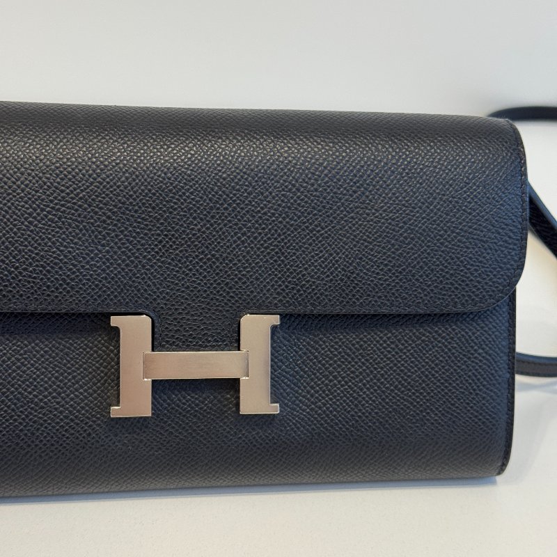 99新🆕 Hermès 愛馬仕 Constance To Go 黑色銀釦-9