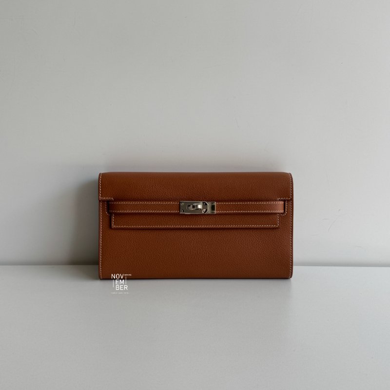 99新🆕 Hermès 愛馬仕 Kelly To Go 金棕銀釦-0