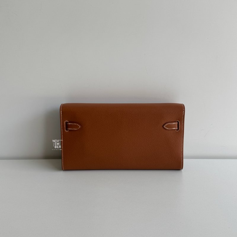 99新🆕 Hermès 愛馬仕 Kelly To Go 金棕銀釦-6