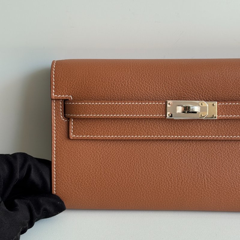 99新🆕 Hermès 愛馬仕 Kelly To Go 金棕銀釦-7